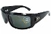 Von Zipper Clutch BKG Shiny Black VonZipper Wrap Sunglasses