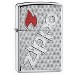 Zippo 20991 Bolted HP Armor Silver Chrome Lighter