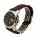 Fossil Men's Grant FS4813 Brown Leather Chronograph Analog Watch