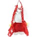 Hello Kitty Girl's Red Plush Buddy Backpack