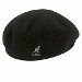 Kangol Wool 504 Black Flat Cap Hat