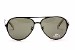 Lacoste L-106-S L106S 001 Black Aviator Sunglasses