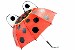 Ladybug Girl's Red Dome Umbrella