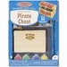 Melissa & Doug Decorate-Your-Own Wooden Pirate Chest Toy Set Age 4+