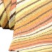 Missoni Men's 100% Silk Orange Patterned Tie ST # U3469