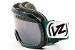 VONZIPPER FUBAR Green Metal Flake Chrome VonZipper Snow Goggles