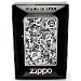 Zippo 24807 Broken Glass Brushed Silver Chrome Lighter