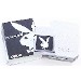 Zippo 250PB-107 Black & White Playboy Silver Lighter