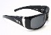 Arnette Wanted AN4122 AN/4122 41/81 Gloss Black Polarized Wrap Sunglasses