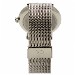 Calvin Klein Men's K3W21126 Silver Steel Mesh Analog Watch