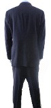 Gianfranco Ferrre Suit Men's 3-Button Navy Wool 2-Back Vent