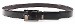 Giorgio Armani Adjustable/Reversible Men's Black Leather Belt