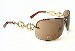 GUCCI 2772/S 2772S Gold J5GP0 Shield Sunglasses