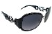 Roberto Cavalli Women's Dalia 517S 517/S 08B Black/White Fashion Sunglasses 55mm