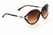 Roberto Cavalli Women's Elleboro 590S 590/S Brown Round Sunglasses 62m