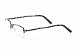 Select-A-Vision Men's Folding Black Semi-Rim Reading Glasses