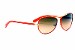 Tory Burch TY6013 TY-6013 940/13 Orange Leather Aviator Sunglasses