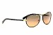 Tory Burch TY6013 TY-6013 943/95 Gold/Black Leather Aviator Sunglasses