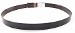 Giorgio Armani Adjustable/Reversible Men's Black Leather Belt