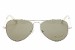 Michael Kors Jet Set M2047S M-2047-S 105 White Aviator Sunglasses 58mm