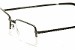 Select-A-Vision Men's Folding Black Semi-Rim Reading Glasses