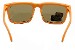 Spy Optics Helm Matte Orange Polarized Square Sunglasses 57mm