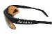 Bolle Men's 10237 Vigilante Matte Black Golf Wrap Sunglasses w/ Extra Lens