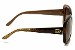 Gucci GG3574/S 3574S W7LLA Brown Transparent Squared Sunglasses 56mm