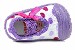 Skidders Girl's Skidproof Mary Jane Purple Polka Dot Shoes XY4151