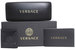 Versace VE1120 1009 Eyeglasses Men's Black Full Rim Rectangle Shape 54-16-140