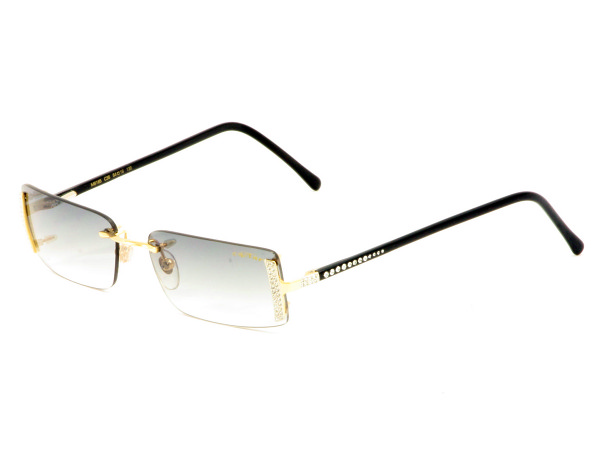  Caviar Sunglasses M6165 Black Gold C35 