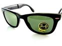 Ray Ban 4105 Black 601 Rayban Folding Wayfarer Sunglasses 50x22