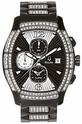  BULOVA 98B000 MenÞs 268 Swarovski Crystals Chronograph Watch 