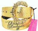 Christian_Audigier_Don_Ed_Hardy_Snake_Motif_In_Metallic_Gold_Belt_CA3029W upc: