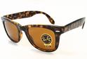 Rayban Ray Ban Rb4105 Rb-4105 Sunglasses 710 Brown Folding Wayfarer Shades