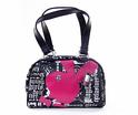_Playboy_Handbag_Black_White_Newsprint_Silhouette_Bowlers_