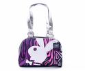 _Playboy_Handbag_Black_Leopard_Print_Bowlers_ UPC:787014644698