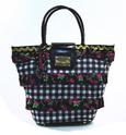 Betsey_Johnson_Betseyville_Rosey_Ruffles_Handbag_Black_Large_Tote upc:762670708708