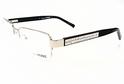  GIANFRANCO FERRE GF 35301 Eyeglasses GF 353 01 Silver/Black Frame  UPC: