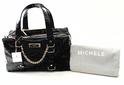  Michele Layla Tote Black Leather Ladies Handbag  UPC:099945401300