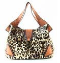  Jessica Simpson Jimmy Tote Leopard Coated Canvas Ladies Handbag  UPC:639470230800
