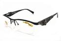 _ED_HARDY_EHO703_Eyeglasses_Vintage_Tattoo_Matte_Black_MBLK_Frames_ UPC:839763004495