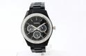 Fossil Watch ES2157 Ladies Glitz Multifunction Black Dial Plastic Band