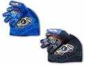  Mattel Hot Wheels Children's Boys Knit Beanie Hat & Gloves Set  UPC: