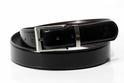 Giorgio Armani Giorgio Armani Mens Reversible BlackBrown Smoke Chrome Belt
