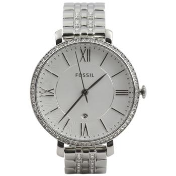  Fossil WomenÞs ES3545 Silver with Gemstones Stainless Steel Analog Watch UPC:796483081666