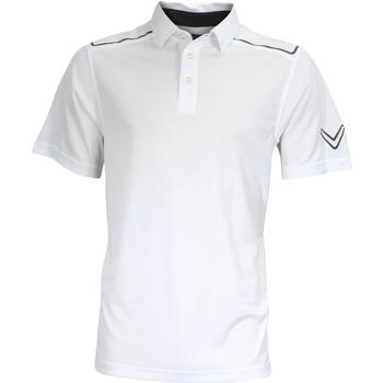  Callaway MenÞs Solid Blocked Polo Short Sleeve Shirt 