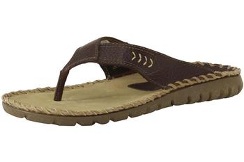  Hush Puppies MenÞs Shoes H102525 Whip It Toe Post Tan Sandals  