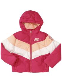  Nike Little KidÞs Chevron Zip Front Hooded Puffer Jacket 