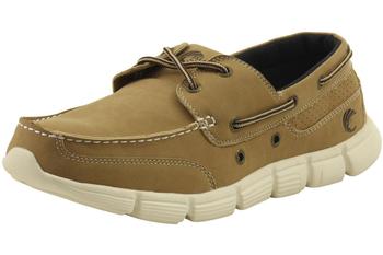  Island Surf MenÞs Fashion Yacht 11213PAR Parchment Boat Shoes 